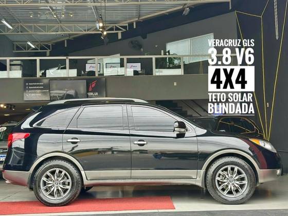 HYUNDAI VERACRUZ 3.8 GLS 4WD 4X4 V6 24V GASOLINA 4P AUTOMÁTICO HYUNDAI VERACRUZ 3.8 GLS 4WD 4X4 V6 24V GASOLINA 4P AUTOMÁTICO